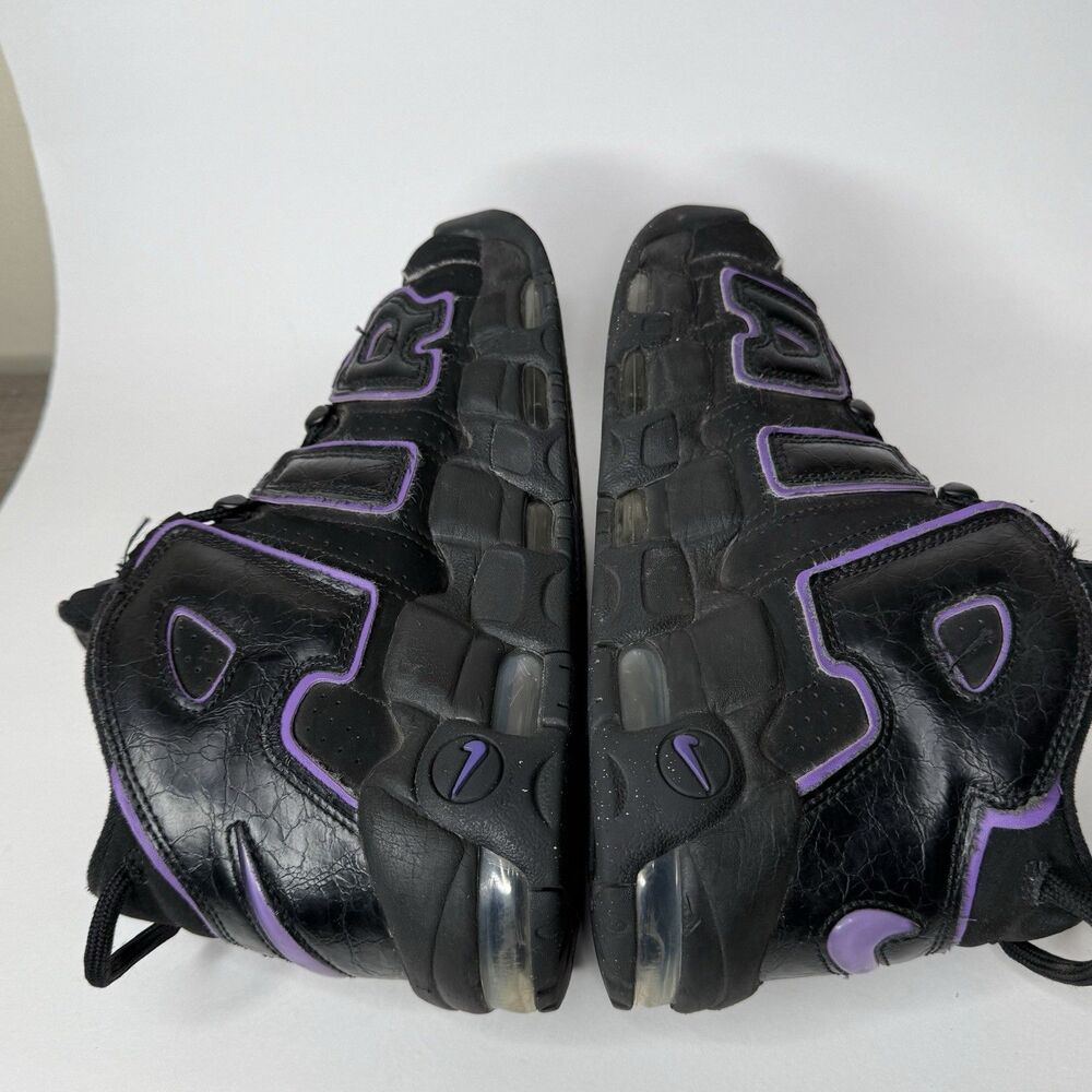 Nike Air More Uptempo 96 Shoes Black Action Grape DV1879-001 Mens Size 8 - Picture 7 of 13